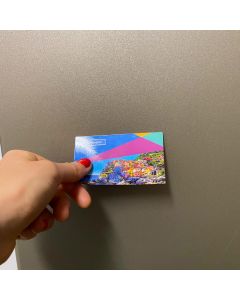 Business card magnets for refrigerator
