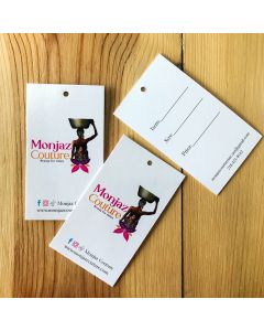 custom retail hang tags couture